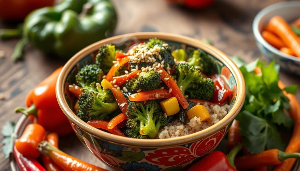 Asian broccoli stir-fry
