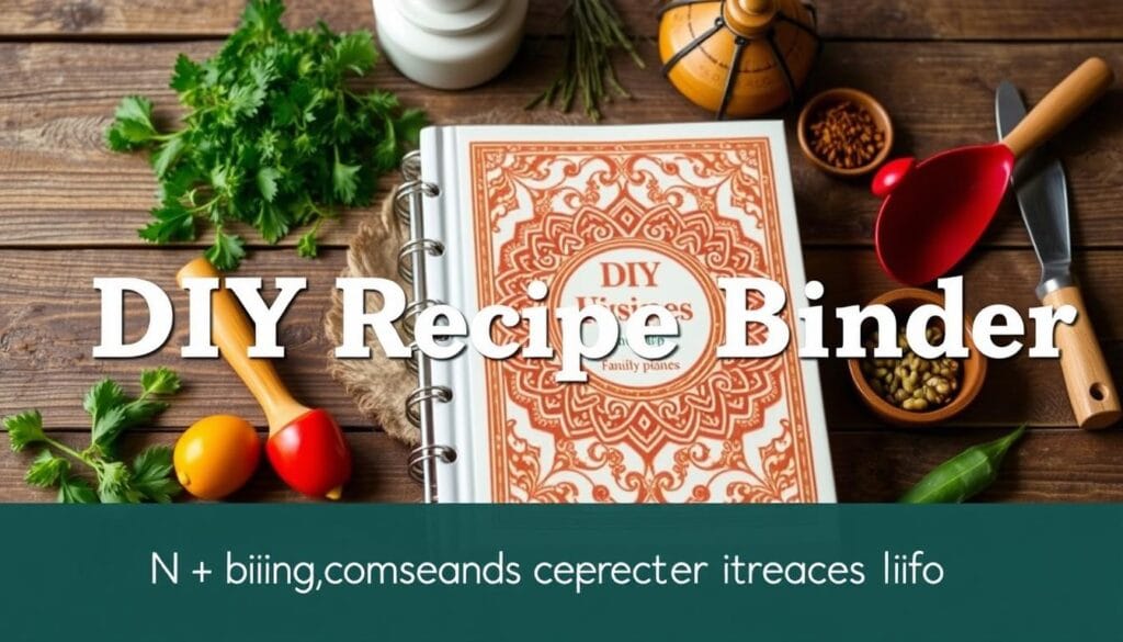 DIY recipe binder DIY recipe binder