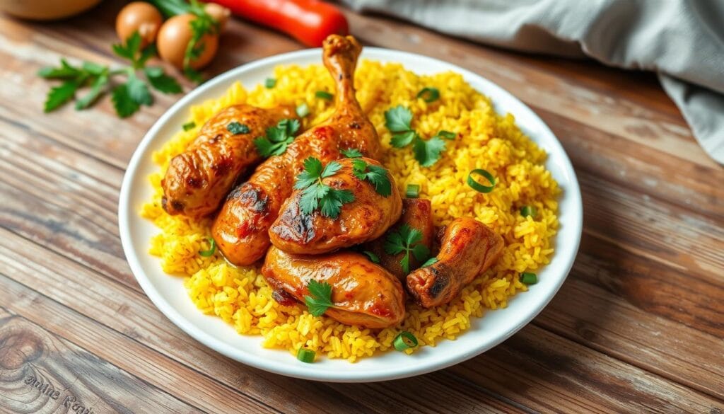 flavorful chicken and yellow rice flavorful chicken and yellow rice