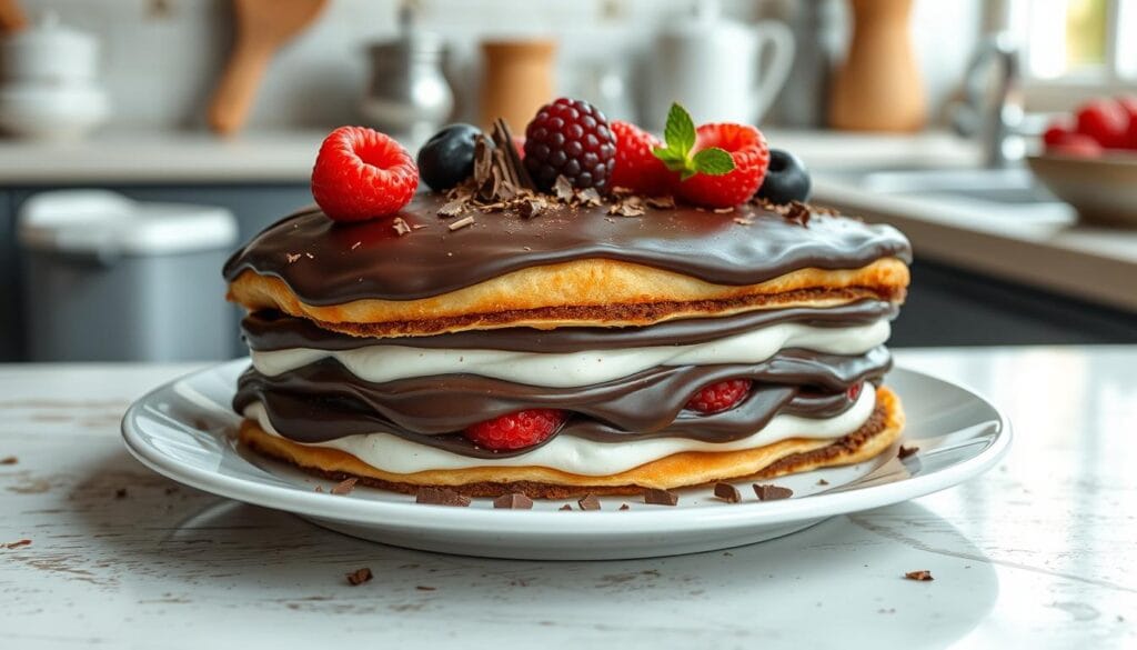 homemade chocolate eclair cake