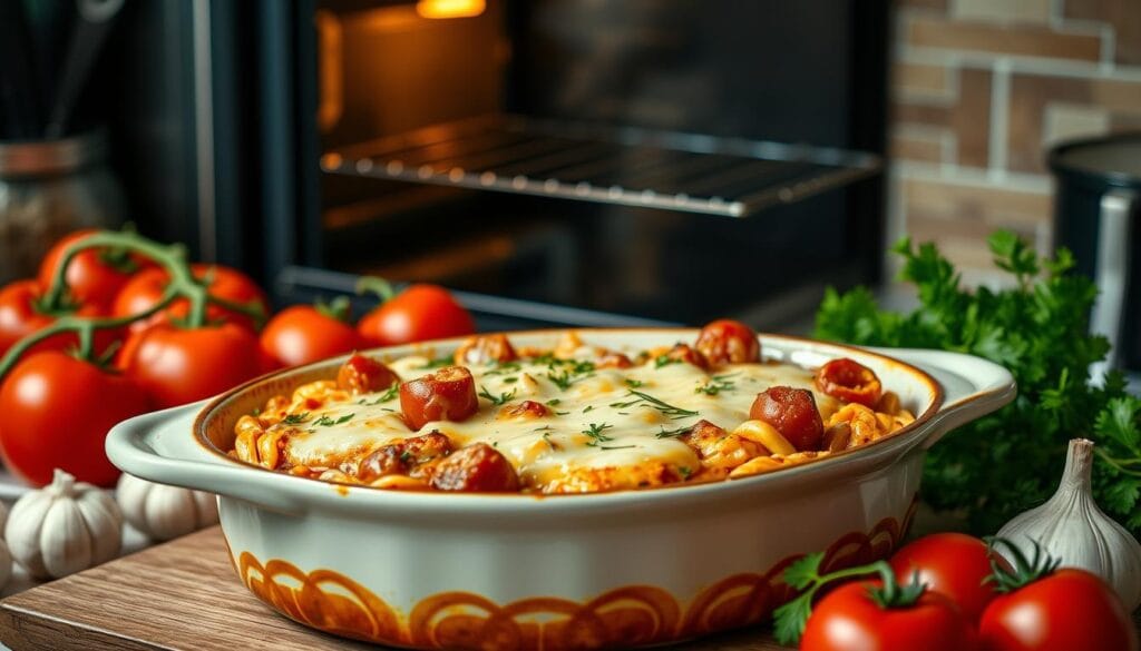 kielbasa pasta bake kielbasa pasta bake