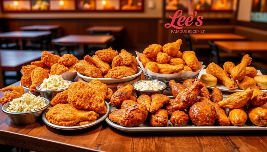 lee's famous recipe chicken menu lee's famous recipe chicken menu