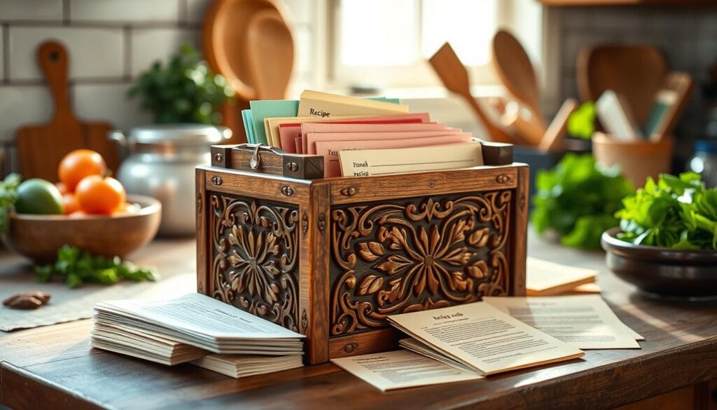 recipe card box recipe card box