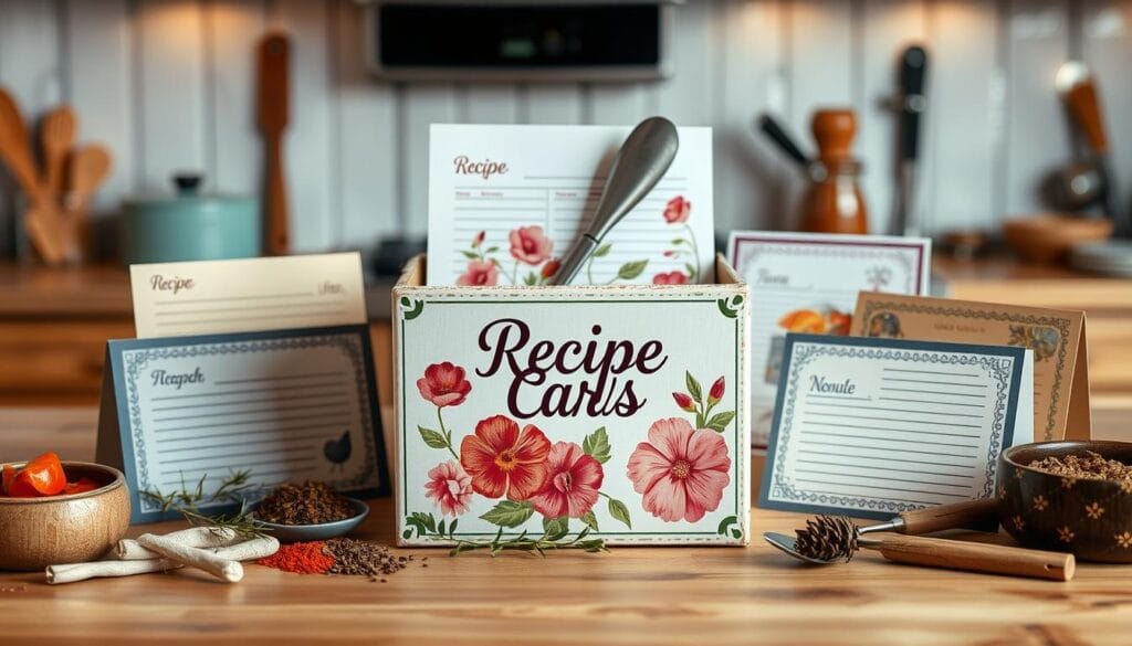 recipe card box recipe card box