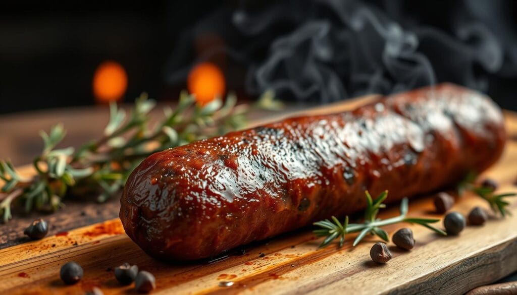 smoked deer sausage smoked deer sausage