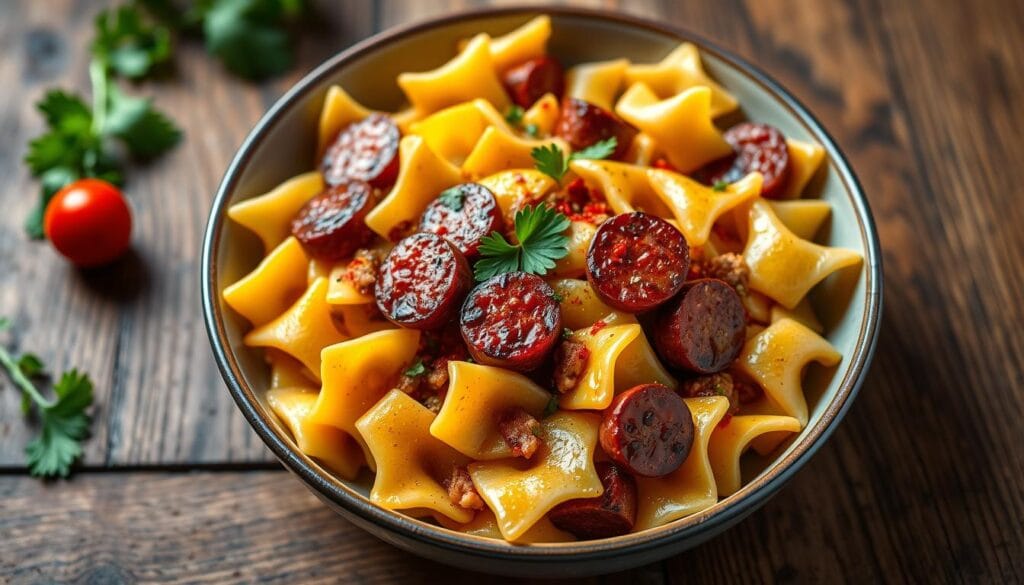 smoky kielbasa pasta smoky kielbasa pasta