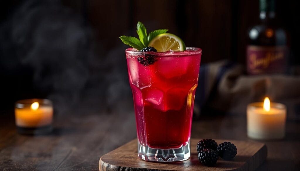 smoky mezcal blackberry margarita smoky mezcal blackberry margarita