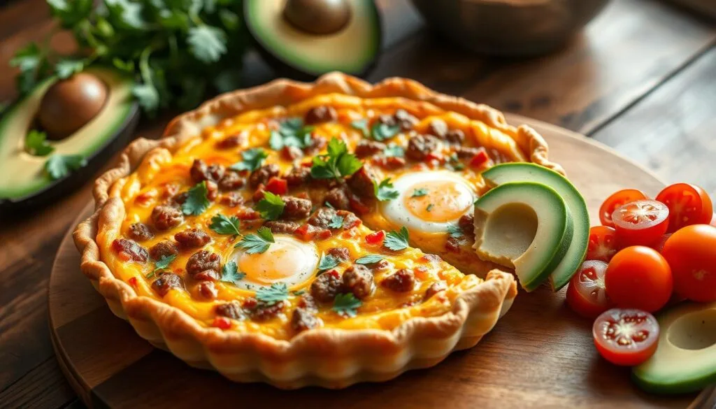 spicy southwest sausage quiche spicy southwest sausage quiche