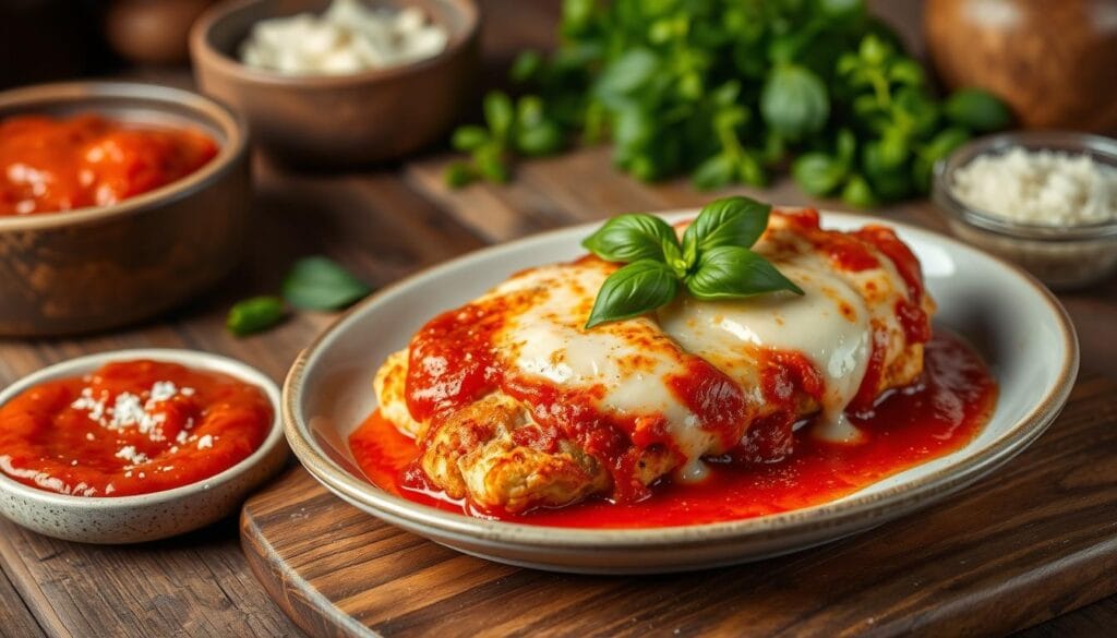tasty chicken parmesan dish tasty chicken parmesan dish